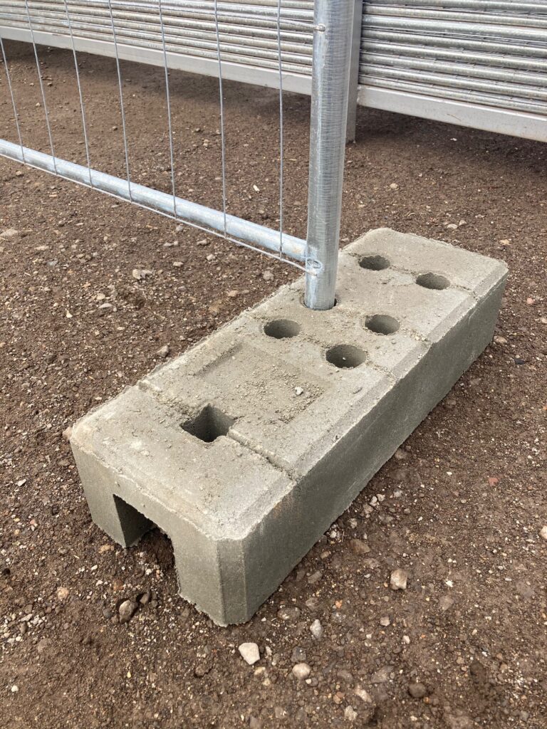 Mobil kerítés beton talp (32 kg)